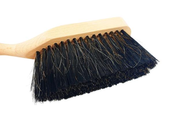 2tlg. Kehrgarnitur - Metall Kehrblech + Rosshaar Handbesen